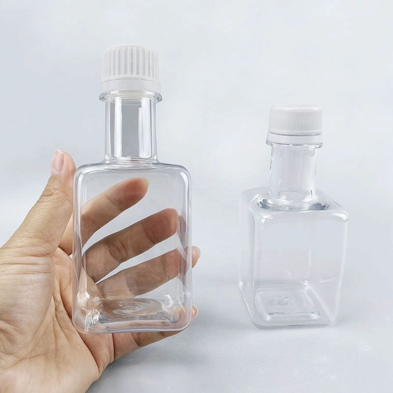 Introducing the 200ml Square Clear PET Bottle: Safe, Sustainable, and Versatile Packaging for Modern Beverages