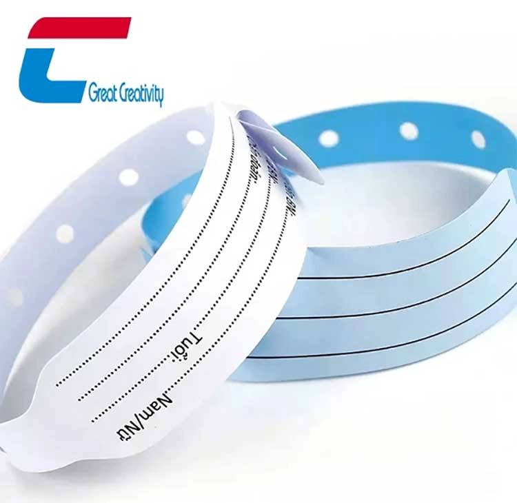 rfid vinyl medical wristband for patient identification