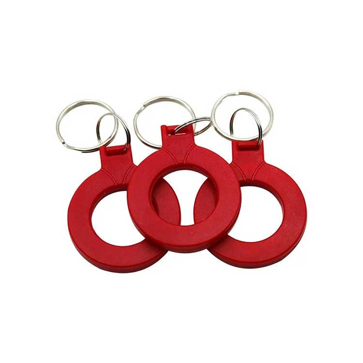 China Custom Round ABS Smart RFID Rings Tag for Access Control RFID Keyfob Tag manufacturer