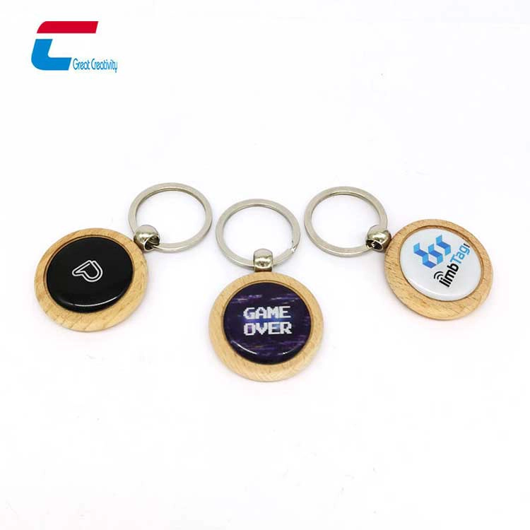 Κίνα Προγραμματιζόμενο ξύλινο RFID Key Tag NFC Εποξειδικό Μπρελόκ Μπρελόκ Χονδρική κατασκευαστής