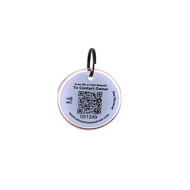 중국 QR 코드 NFC 애완 동물 추적 태그 NFC 개 태그 도매업 제조업체