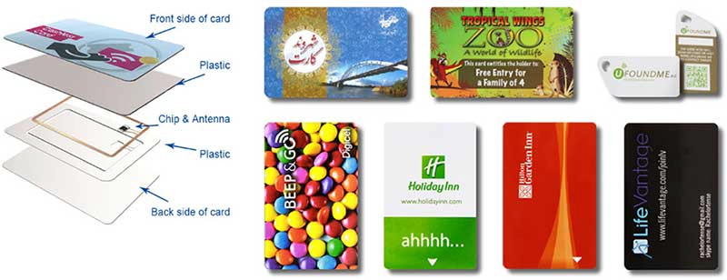pvc mifare nfc smart cards