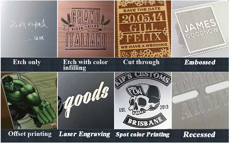mirror gold nfc metal card