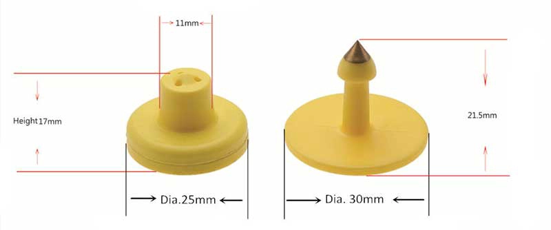 rfid animal tracking ear tag
