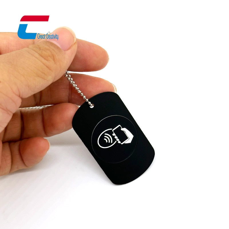 NFC metal necklace