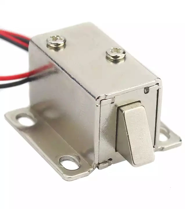 中国 小型电磁锁 DC6V 12V 迷你电动插销锁 释放组件 门禁电动锁 制造商