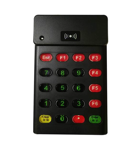 Қытай ACM-08C Қара түсті Таңдамалы логотипі тұтынуды басқару жүйесіне арналған HF RFID сандық пернетақтаны оқу құралы фабрикант