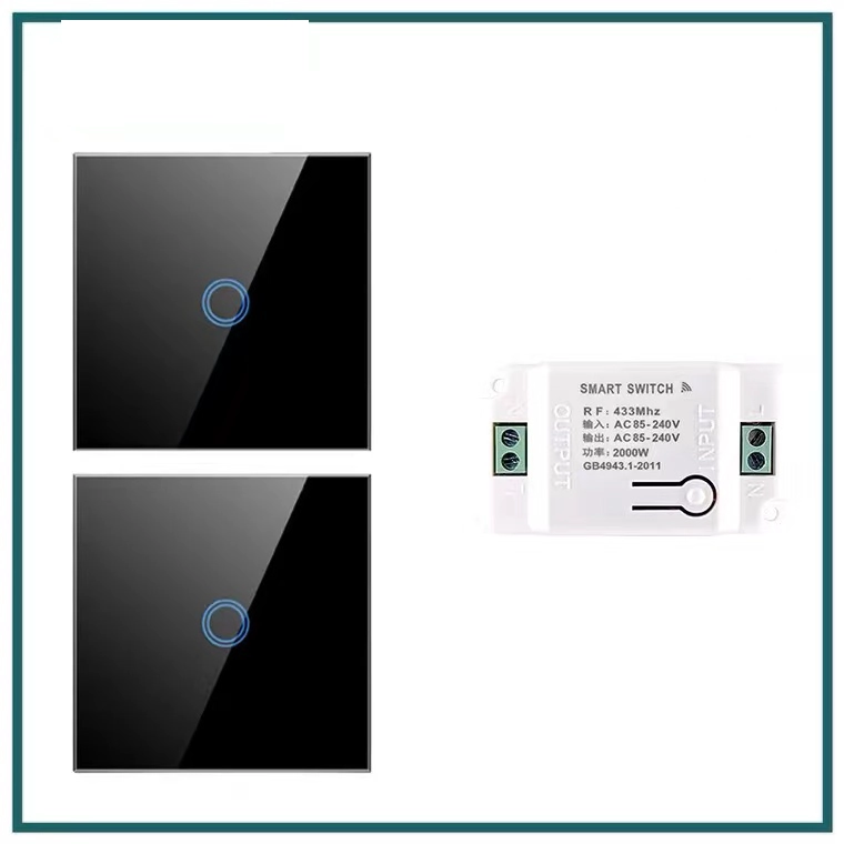 China Tuya Smart Life Home House WiFi Wireless Remote Wall Switch Voice Control Touch Sensor LED Light Switches Alexa Google Home 220V manufacturer