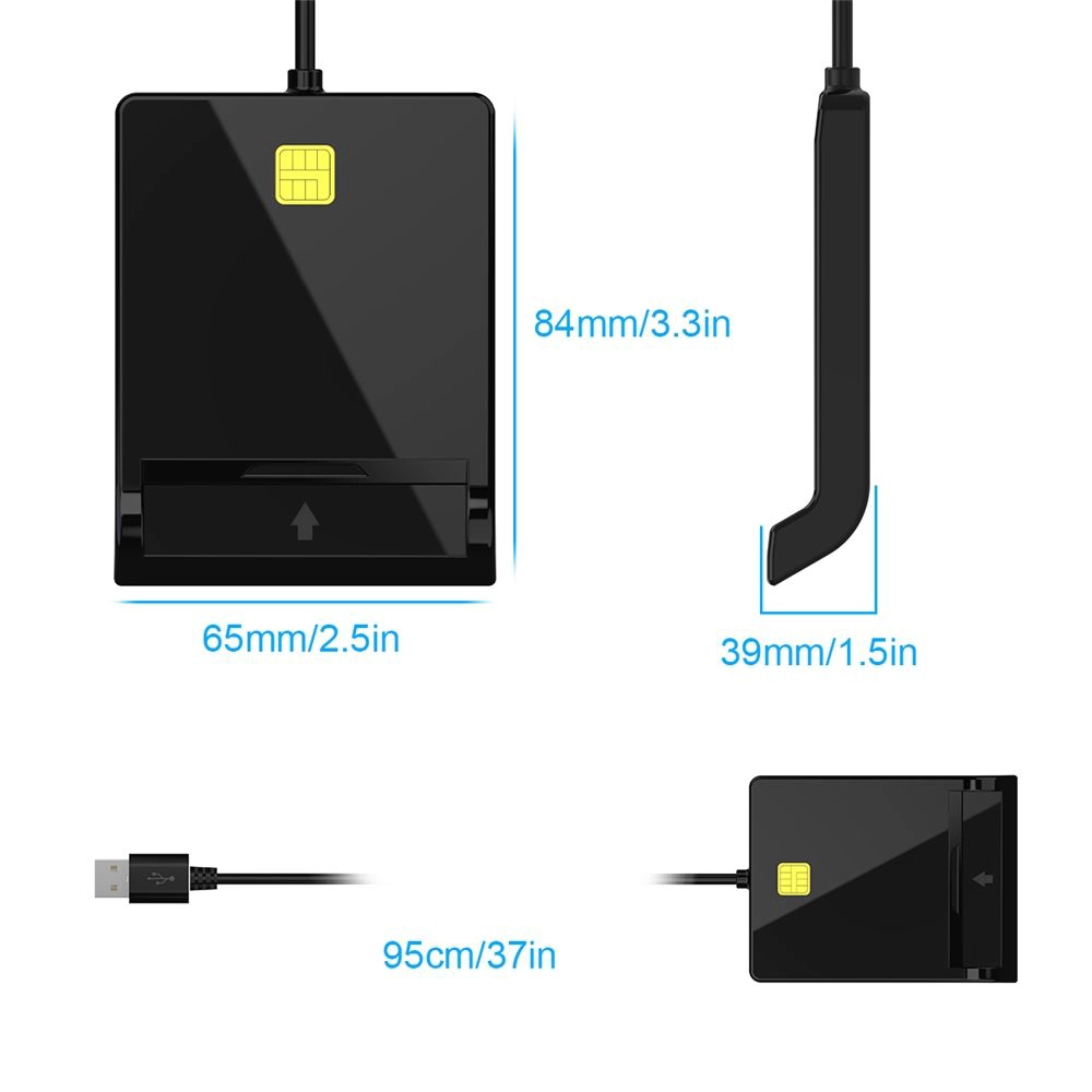 ic id smart card reader sam slot USB Credit card reader writer sim card reader
