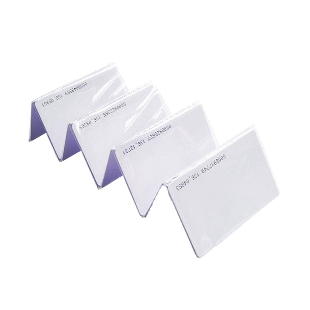 China Customized Smart Card PVC Blank 13.56Mhz NFC Chip Access Control Contactless Smart Proximity Cards Glossy White RFID Card manufacturer