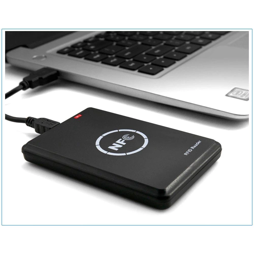 China RFID Copier Duplicator 125KHz Key fob NFC Smart Card Reader 13.56MHz Encrypted Programmer USB T5577 EM4305 Cards Tags Writer manufacturer