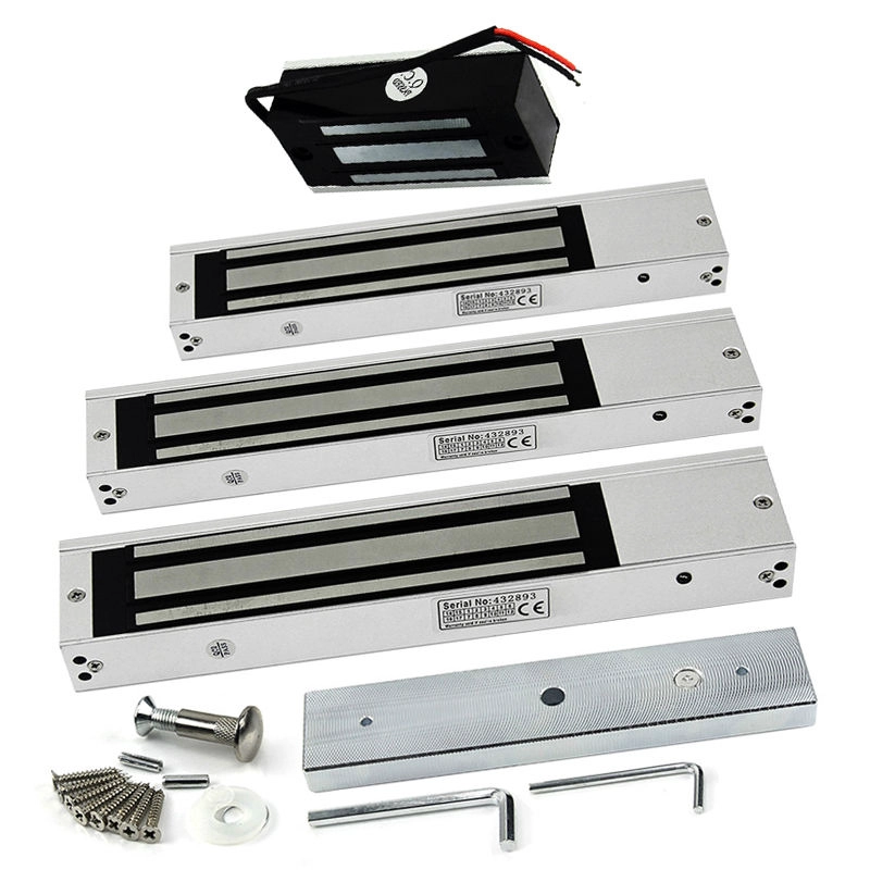 China Magnet Lock 180KG 350lbs 280KG 500KG Electric Magnetic Lock DC 12V Electromagnetic Locks for Door Access Control Gate manufacturer