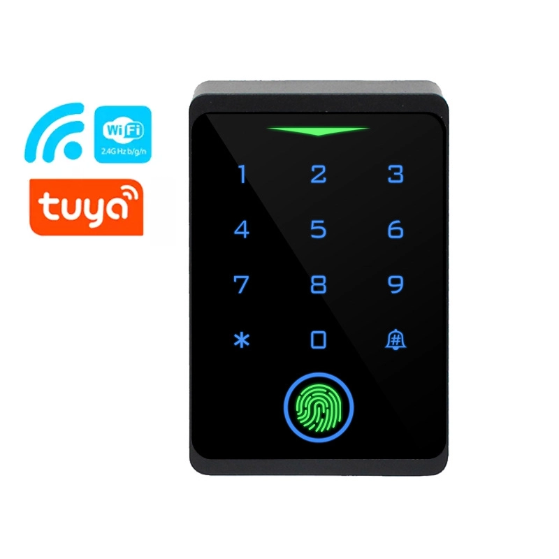Çin Tuya Akıllı RFID Tuş Takımı Kapı Giriş Erişim Denetleyicisi Wiegand ile Biyometrik Parmak İzi Erişim Kontrolü üretici firma