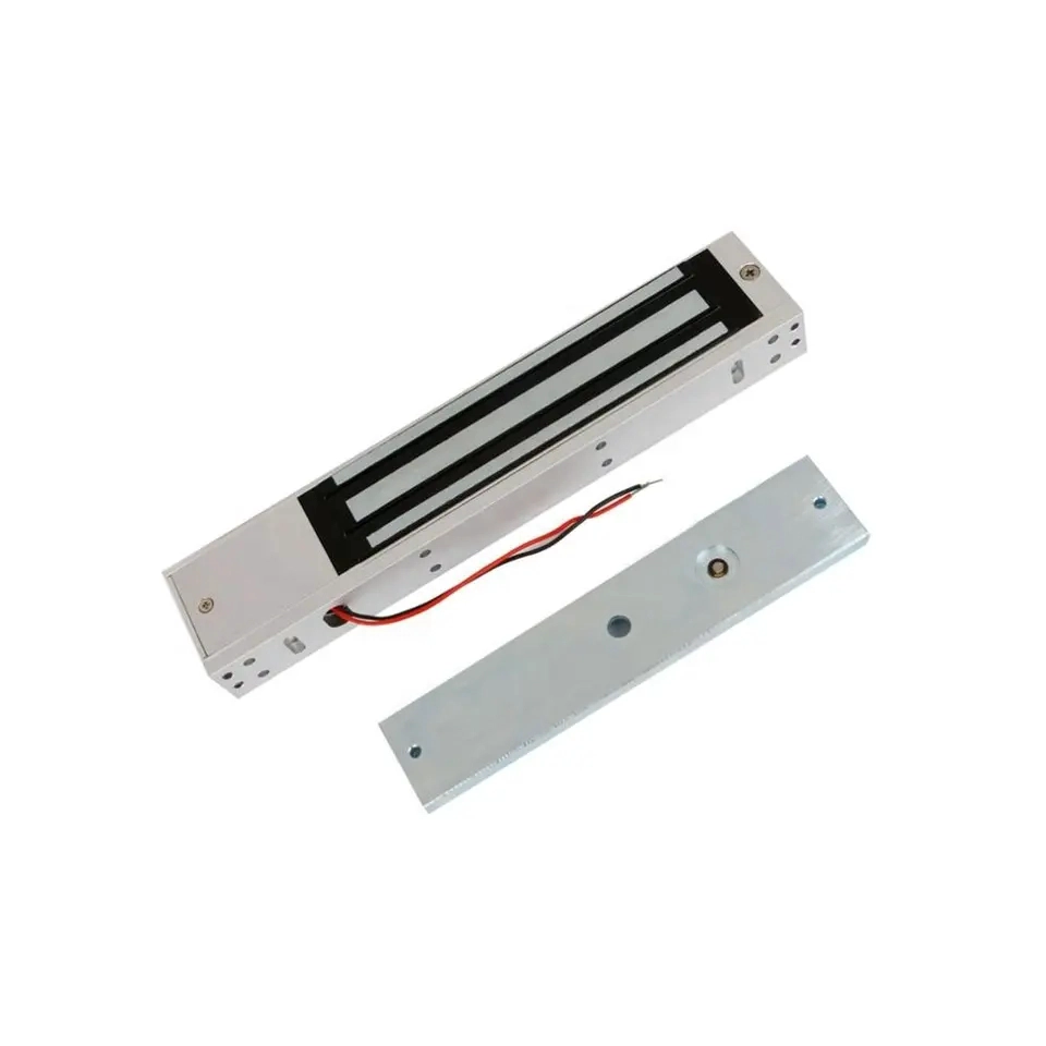 China Fail safe electromagnetic 12V/24VDC LED timer 280kg(600lbs) maglock access control em single elock wooden door Magnetic Lock manufacturer