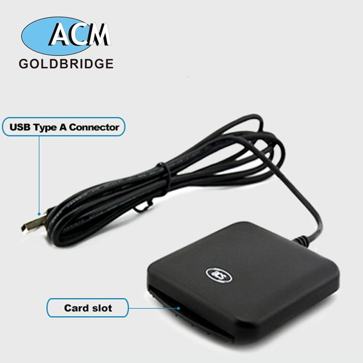 Kostengünstiger ISO 7816 USB Acr38 EMV IC Chip Smart Card Reader/Writer ACR39U-U1