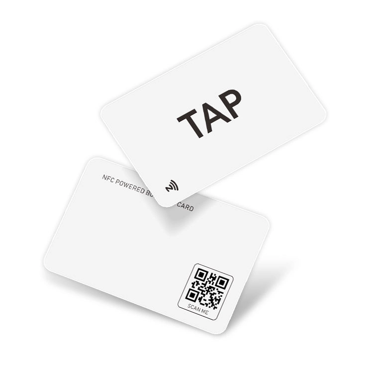 الصين بطاقة أعمال رقمية لوسائل التواصل الاجتماعي باللون الأبيض غير اللامع NFC NTAG 215 NTAG 216 الصانع