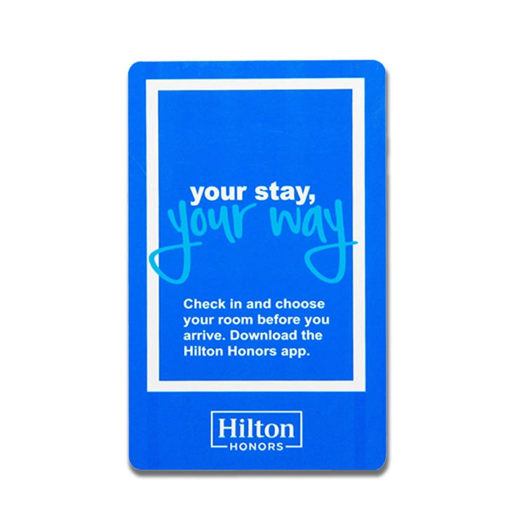 China Free Customization Standard Hotel Keycard RFID MIFARE Classic 1k Card 13.56Mhz Hotel Key Card manufacturer