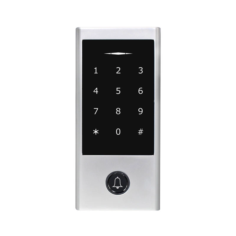porcelana Control de acceso independiente del lector de contraseña de tarjeta RFID resistente al agua con teclado táctil con retroiluminación de metal fabricante