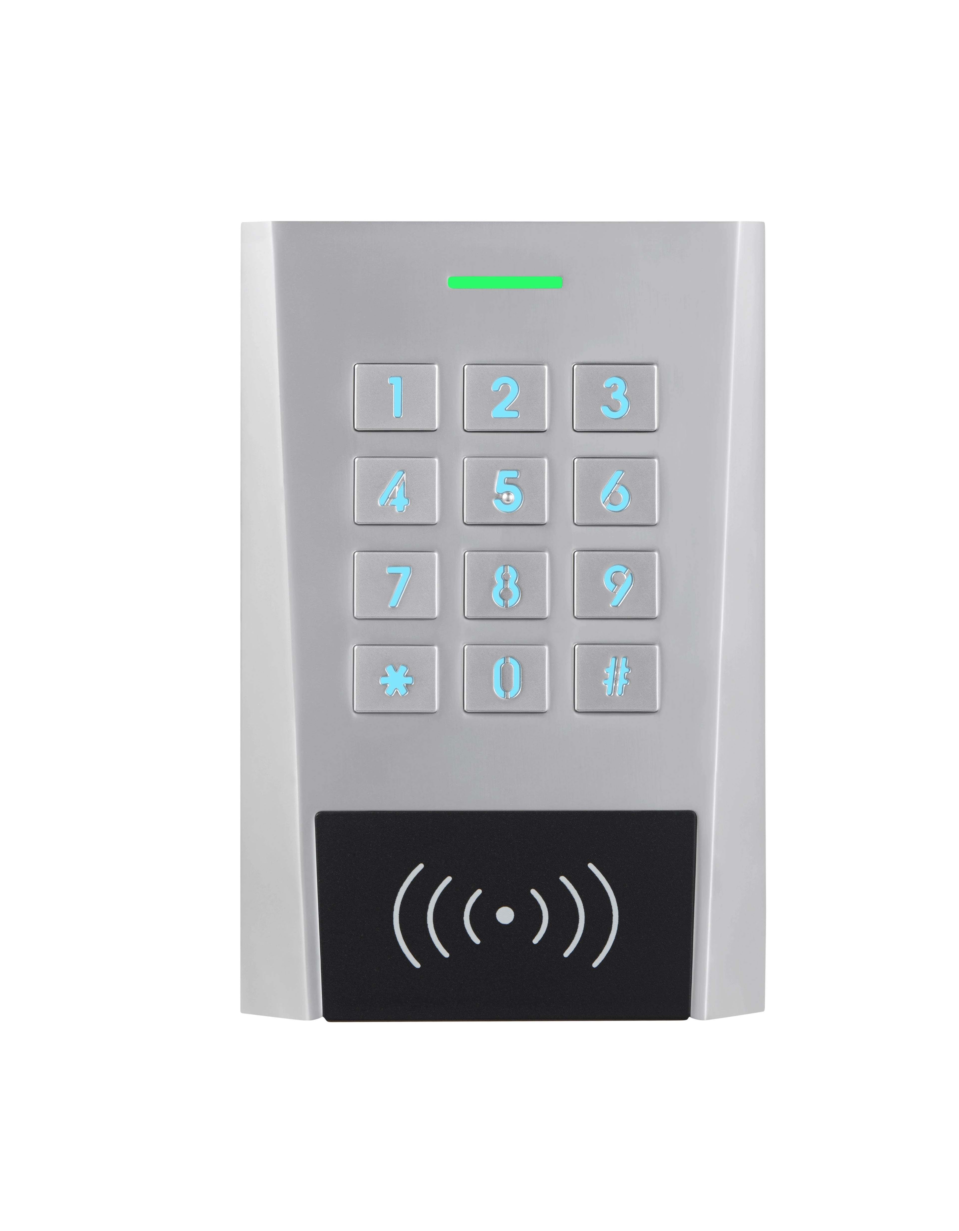 porcelana Control de acceso con teclado independiente, carcasa metálica antivandálica, resistente al agua, controlador de acceso de entrada de puerta de amplio voltaje de 12 ~ 28V CA/CC fabricante