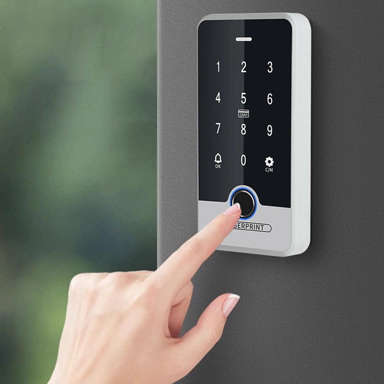 Китайський Високоякісний розумний водонепроникний пароль Tt Link Program Unlock Indoor Office Door Lock Fingerprint Control Access Control виробник