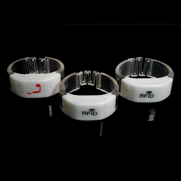 Cina Logo Kustom Remote Control Gelang Pesta LED Konser RFID Gelang Cahaya Led pabrikan