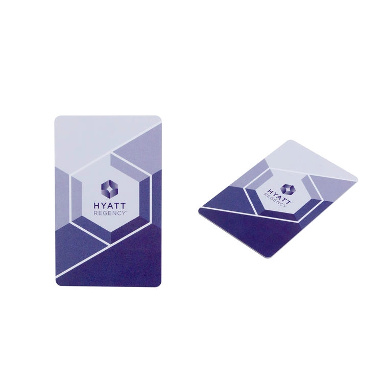 MIFARE DESFire EV2 Blanko-Hotelschlüsselkarten, Registerkarte, Hotel Holiday Inn Express RFID-Zimmer-Hotelschlüsselkarten