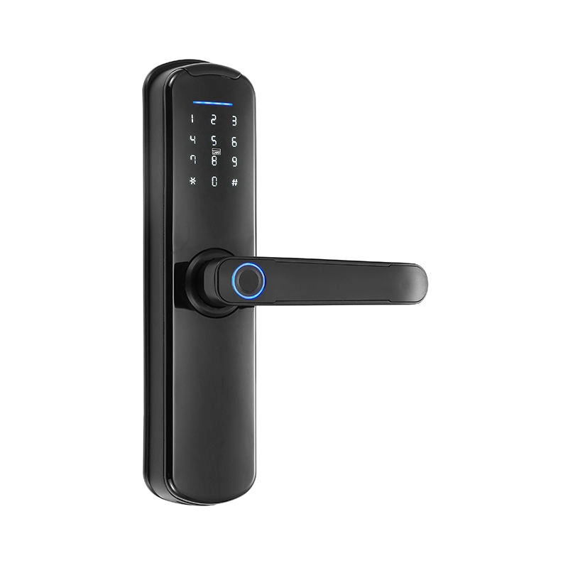 Китайський Водонепроникний замок TT Lock Tuya WiFi App Smart Біометричний відбиток пальця Дверна ручка Цифровий замок без ключа виробник