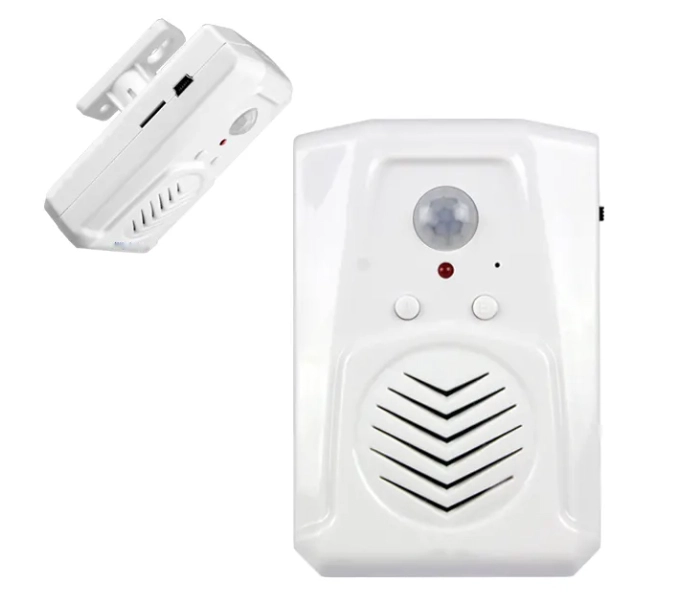 Cina Sensitivitas Tinggi Inframerah Nirkabel Diaktifkan Pintu Masuk Pengingat Suara Pir Sensor Gerak Alarm Bel Pintu Keamanan pabrikan