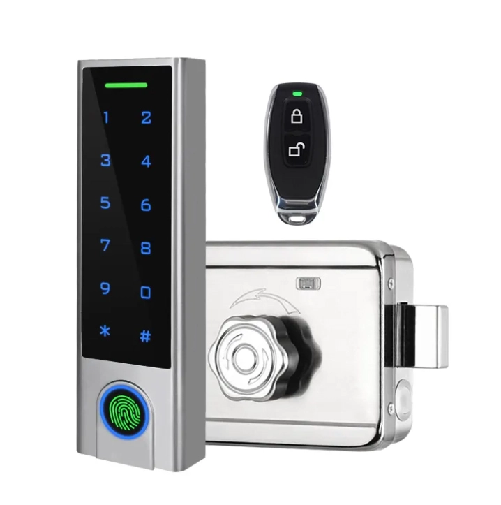 China IP65 Wireless Smart Lock, Intelligent Gate Door Lock, Fingerprint Password Card Access with Remote Controller manufacturer