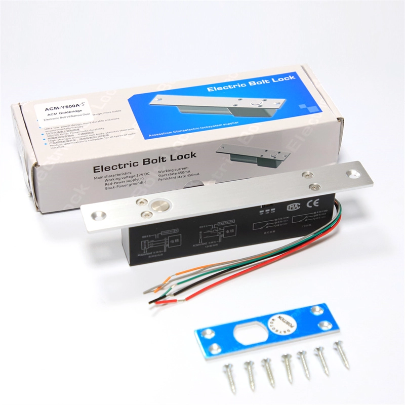 China 5 lines hypothermia Electric Mortise Lock Door Access Control System Electric Bolt Lock manufacturer