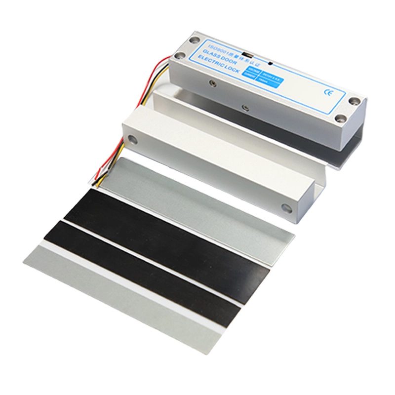 China High Security Door Access Control 500kg/1200lbs Electric Strike Lock Gate Electric Magnetic Lock For Frameless Glass Doors manufacturer