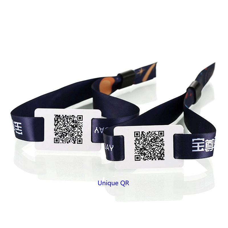 Trung Quốc ISO14443A 13,56Mhz MF Lễ hội âm nhạc RFID 1K cổ điển Vòng đeo tay bằng vải RFID nhà chế tạo