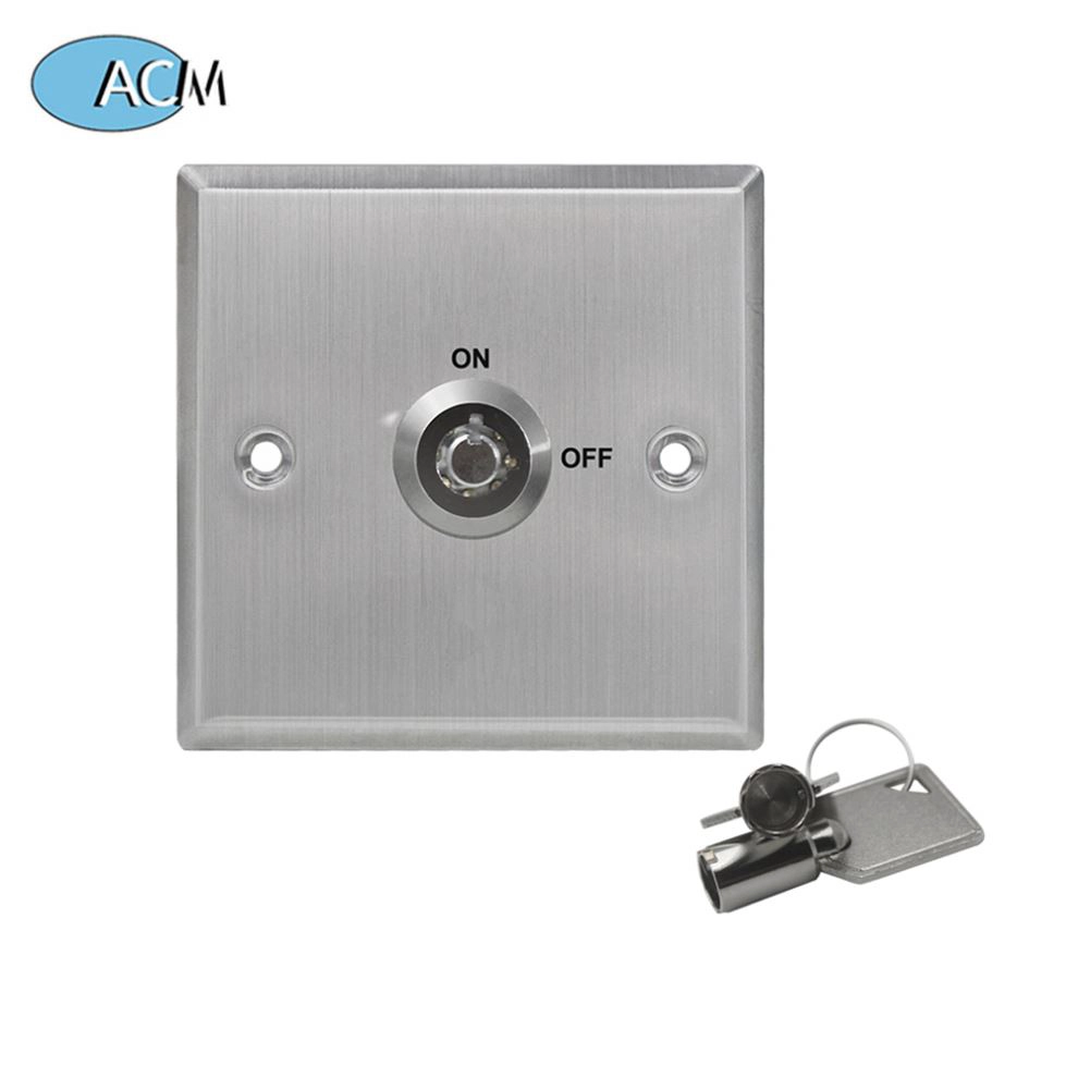 Accesso Control Durevole Tasto elettrico Pulsante di blocco 304 Acciaio inossidabile Switch di uscita