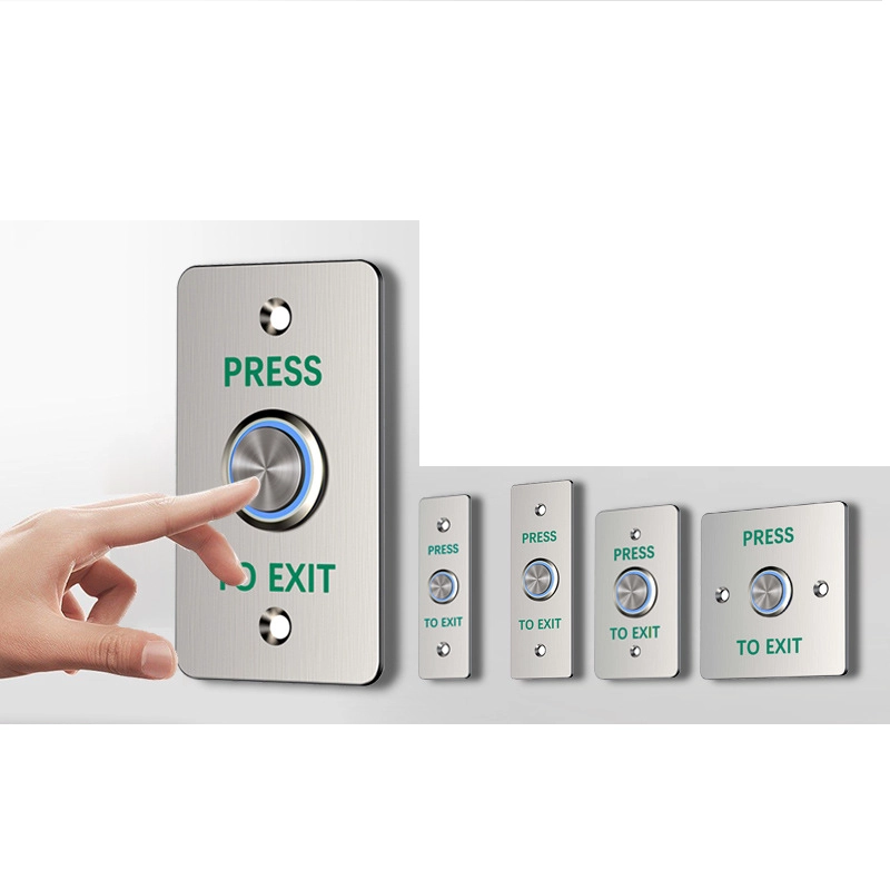 China Botão de saída à prova de intempéries, sem porta de push de porta nc aço inoxidável aço inoxidável fabricante