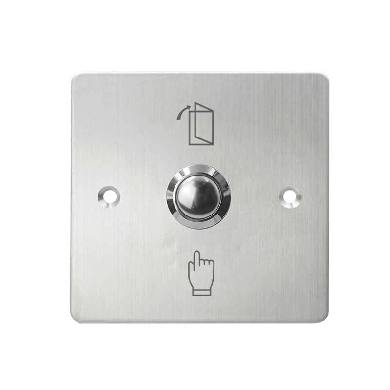 Wall mounted surface install Smart Security Door Lock Access Control System Stainless Steel Request to Exit Button Switch