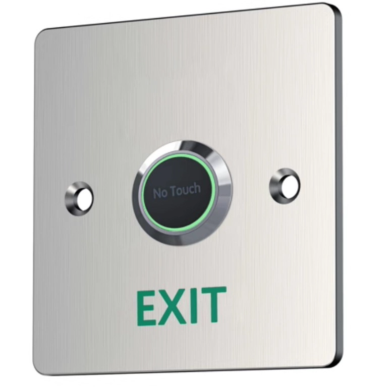 Chine Empleanier de haute qualité 304 en acier inoxydable sans toucher le capteur infrarouge bouton de sortie du commutateur d'accès à la porte d'accès à la porte de porte non touchée fabricant