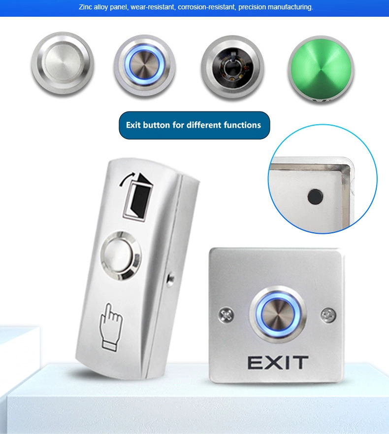 Sản phẩm mới Nút nhấn thoát bằng thép không gỉ Hệ thống kiểm soát truy cập Công tắc thoát Nút nấm Nút nhả cửa