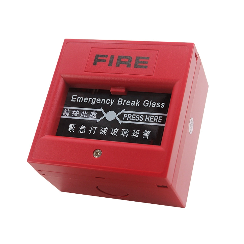 Chine Factory Wrossale Prix Manuel Point d'appel à double pôle Boute de sortie de verre d'urgence à double pôle fabricant