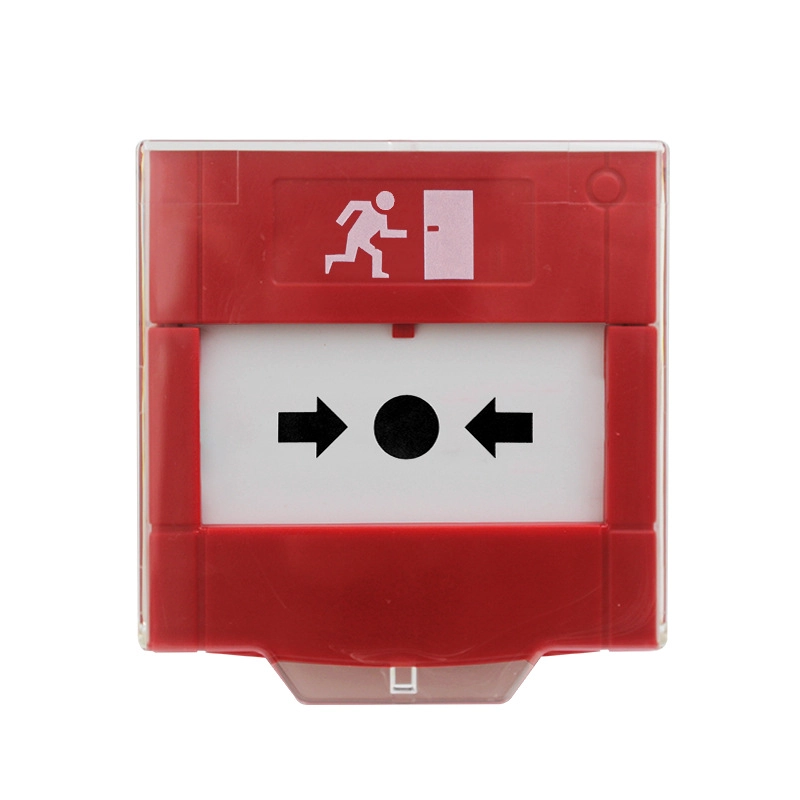 Interrupteur de sortie de point d'appel réinstable jaune rouge blanc vert de la porte d'urgence Bouton poussée de la porte d'urgence