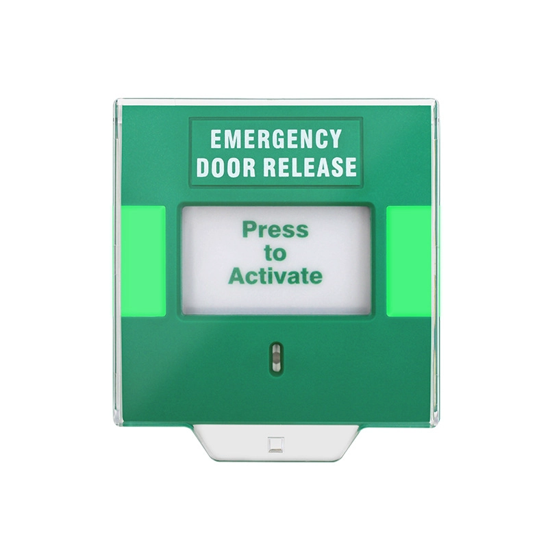 Chine Couverture de protection du point d'appel du manuel vert réinstable de la porte d'urgence pour l'alarme incendie fabricant