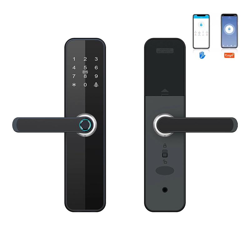 Chiny Aplikacja Tuya Smart Life Kontrola dostępu WiFi Bezkluczykowe zamki do drzwi z kodem elektronicznym z aplikacją Home i AIirbnb Apartment producent