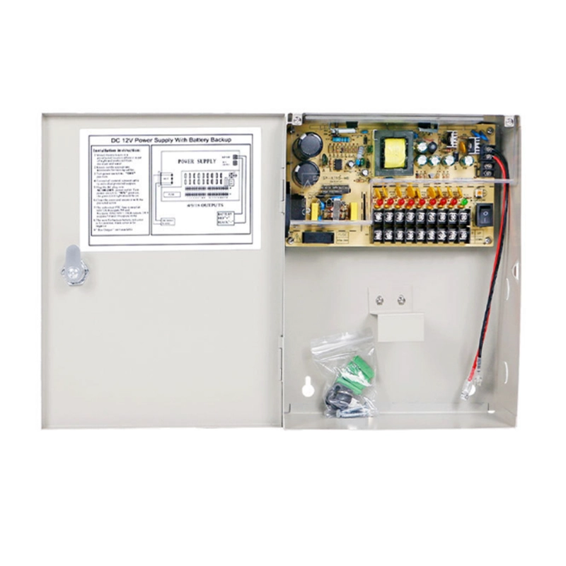 China Interruptor de saída de 12V 9CH 18CH MODO PODERAÇÃO DO MODO CCTV Power UPS 4CH CCTV Fonte de alimentação ininterrupta para câmera CCTV fabricante