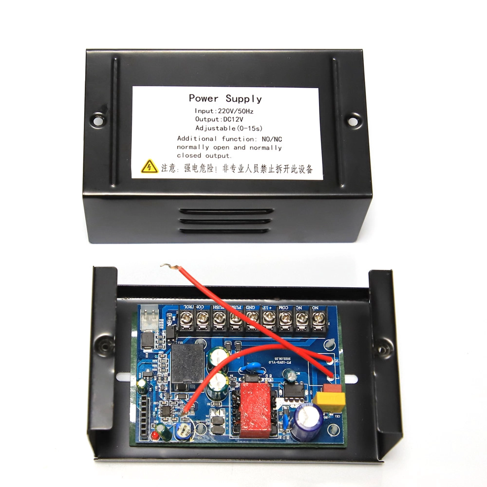 China Hot Sale DC 12V 3A Caixa de alimentação de controle de controle de saída para trava magnética de trava elétrica fabricante