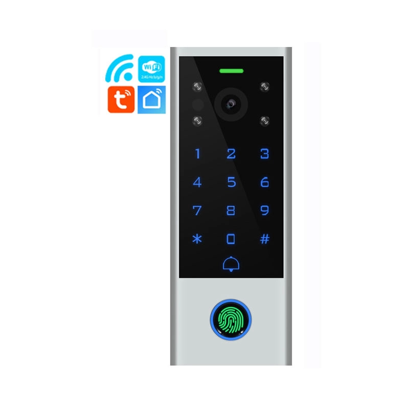 China Tuya Smart Fernbedienung WiFi Duplex Video Intercom mit Fingerabdruckzugriffskontrollsystem Hersteller