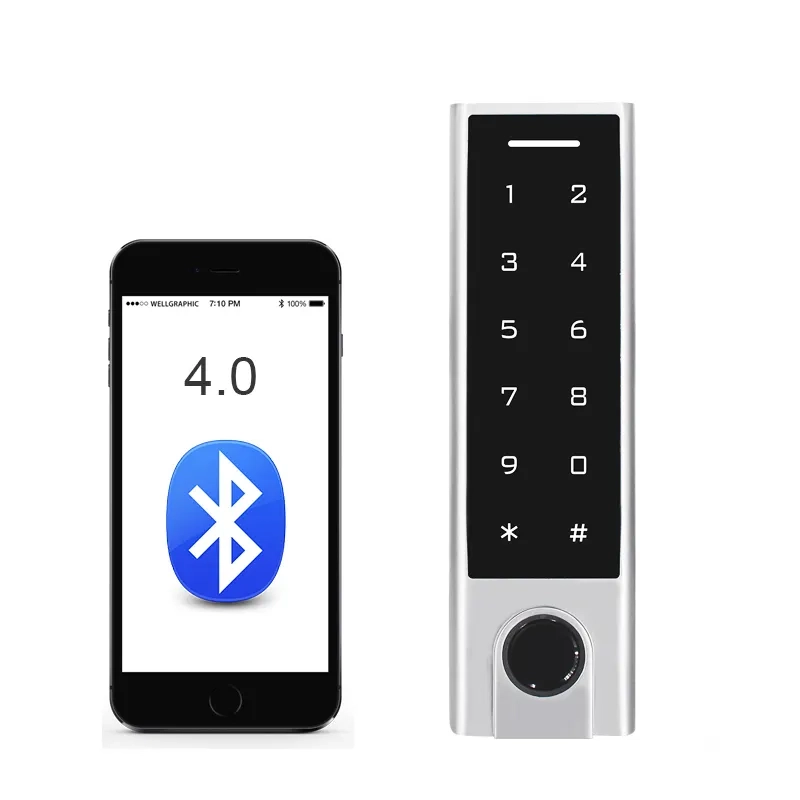 China TTLOCK -Fingerabdruck -Zugangskontrolle mit MF -Kartenleser BLE RENTION BIOMETRIC Fingerabdruckzugriffskontrolle Optionales WLAN Hersteller
