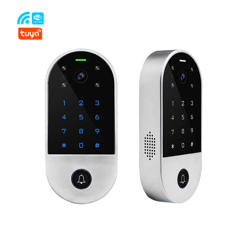 China Neueste RFID -Touch -Tastatur -Videokamera Access Control Android und iOS Mobile Tuya App 2.4G WiFi Door Video Intercom System Hersteller