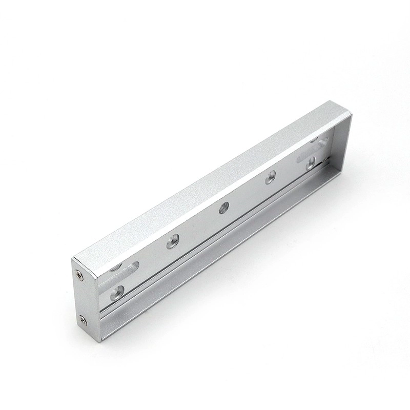 Chine Support en alliage d'aluminium Z et L pour porte simple, Force de maintien de 280KG/600lbs, serrure magnétique électrique fabricant