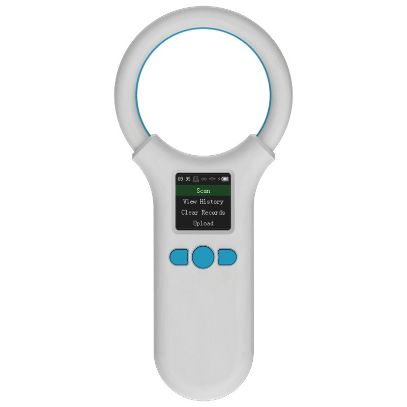 China Tragbarer 134,2-kHz-RFID-Mikrochip-Tag-Scanner für Haustiere, USB-Kommunikationsschnittstelle, ABS-Material für Hunde und Katzen Hersteller