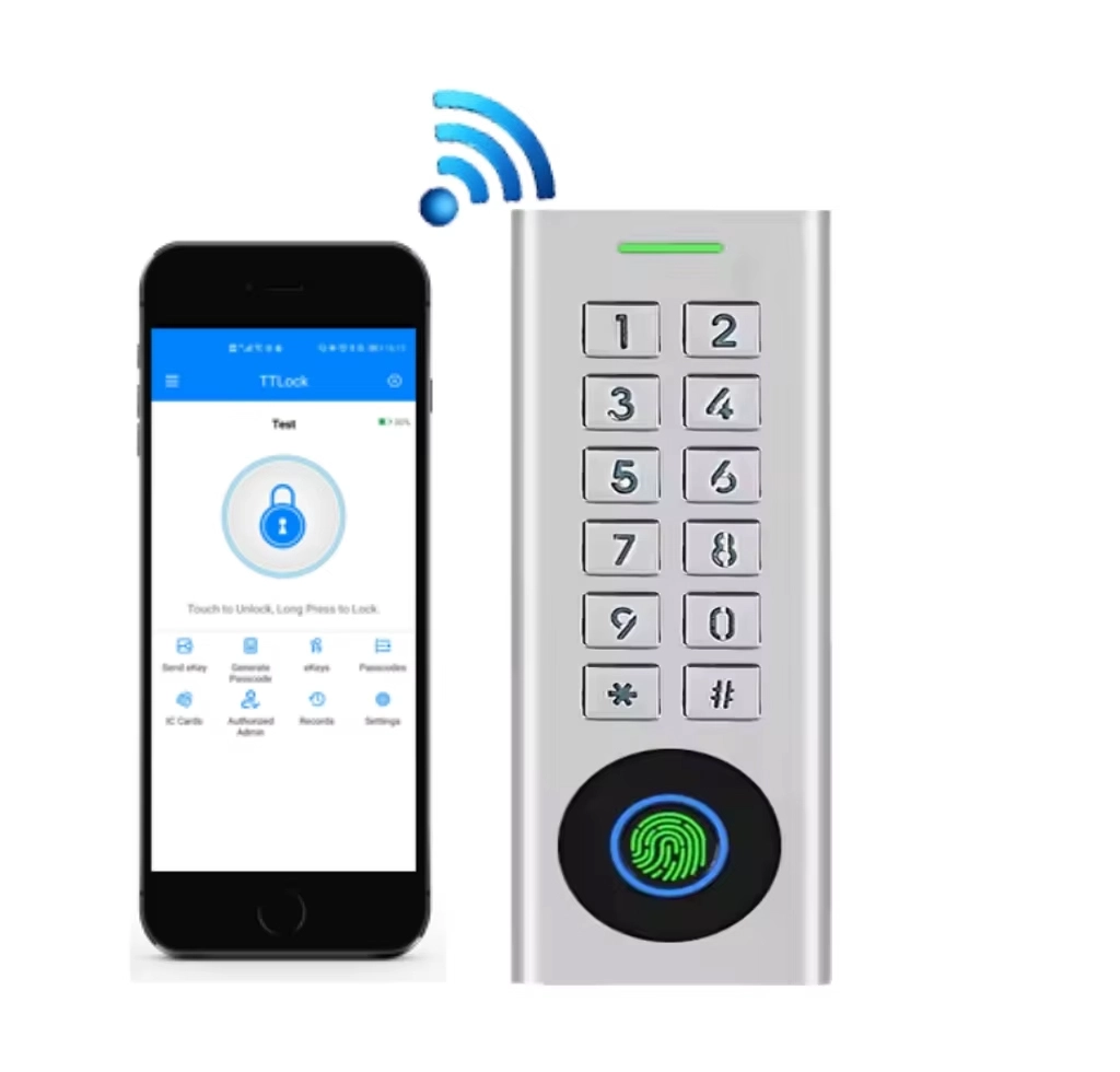 China. Udhibiti wa Ufikiaji wa Alama ya Vidole ya TTlock ya WiFi ya Bluetooth | Uchina 13.56MHz Mifare Mtengenezaji wa Kisoma Kadi ya NFC RFID Mzalishaji