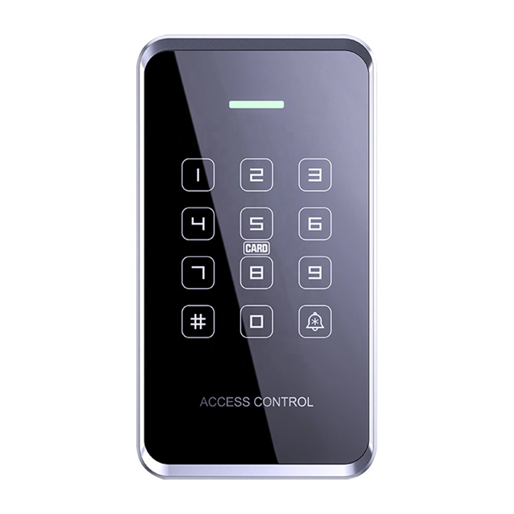 China China Factory Supplier 1000 Users Waterproof Backlight Touch Keypad Dual Frequency NFC RFID Access Control Card Password Reader manufacturer